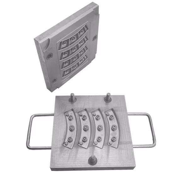 Fabricación de moldes de caucho de silicona de molde de compresión de alta precisión
