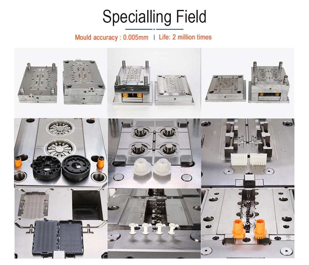 High Precision Plastic Injection Mold Compression Molding in PFA Factory