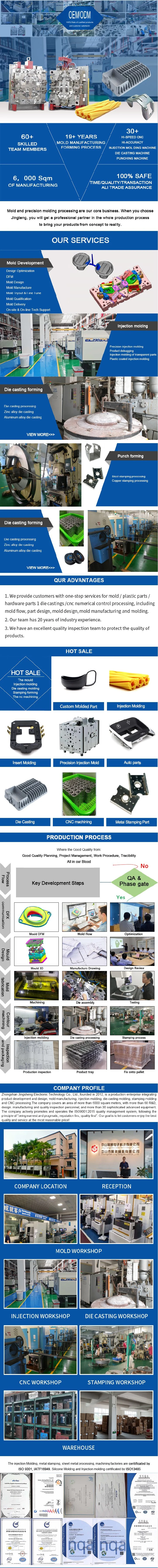 OEM Custom Plastic Rapid Prototyping Injection Molding Parts ABS PP PC PA66 Plastic Injection Molding Service