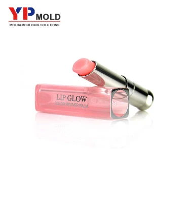 Fabricación de moldes de tubo de lápiz labial cosmético Diseño de molde de inyección de plástico de plástico suave OEM de alta precisión